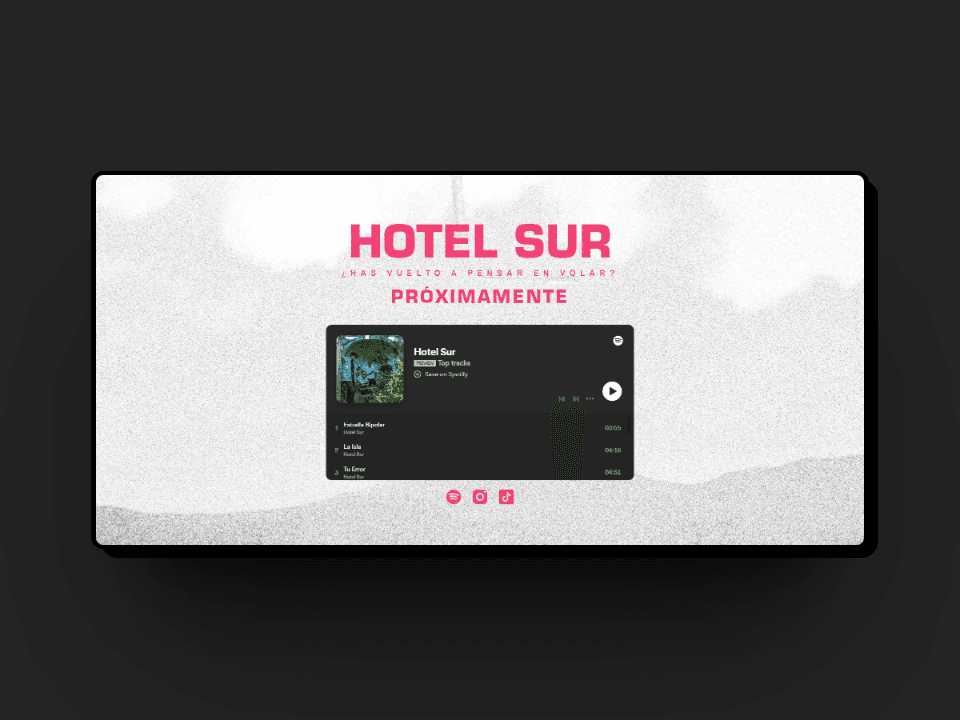 Hotel Sur mockup